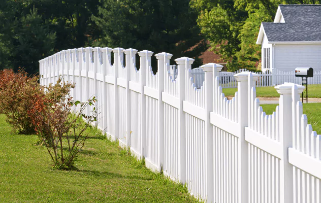 elegant vinyl fence near Park Hill, Arkansas 
